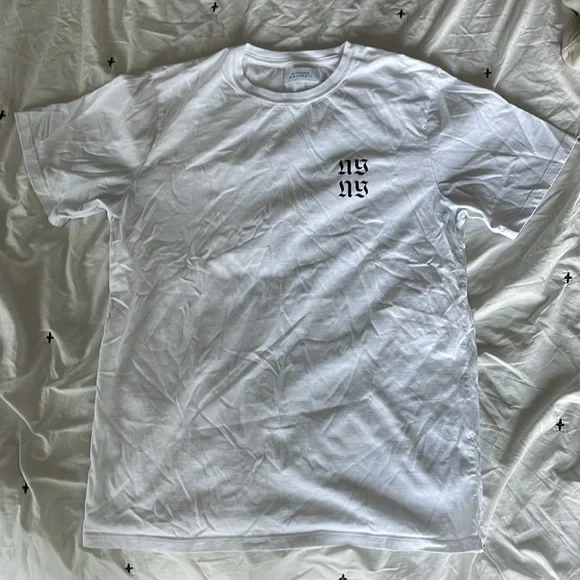 Saturdays New York City White Brand Tee Tshirt NY Script men size M - Picture 7 of 12